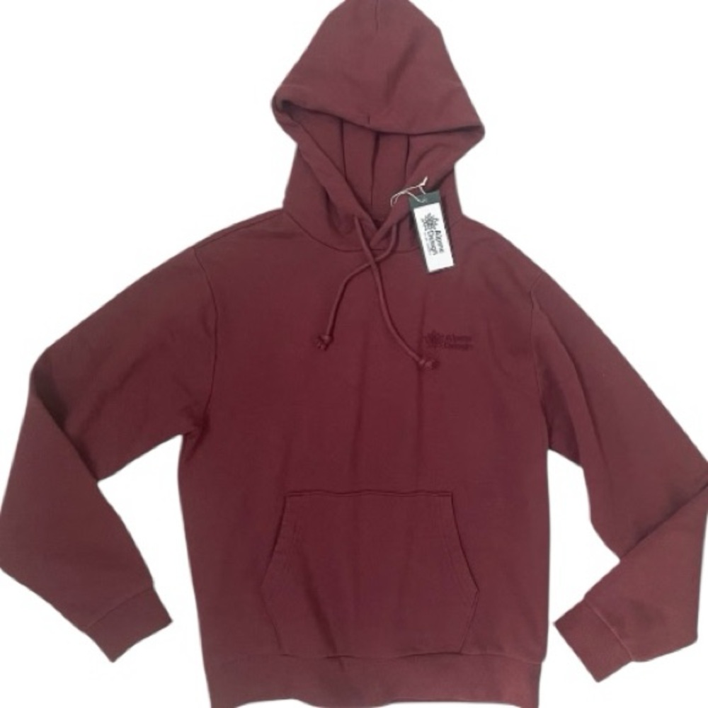 Alpine Designs Maroon Hoodie Size M NWT Front Pouch Pullover Sweatshirt